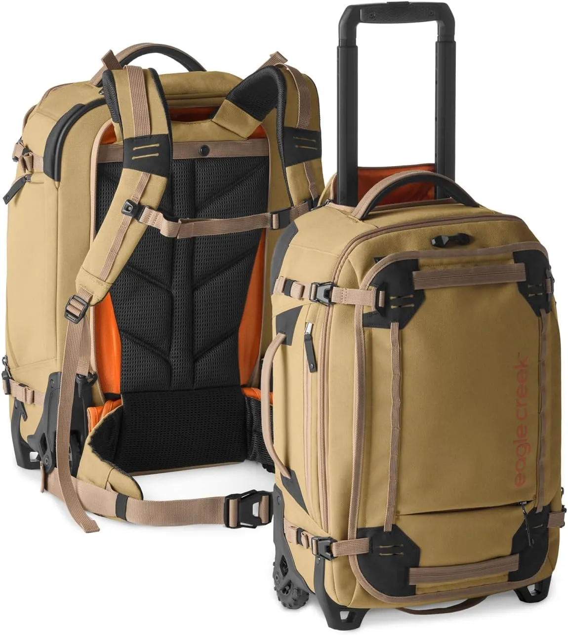 eagle creek Gear Warrior XE Wheeled Convertible Carry-On, Sand Dune
