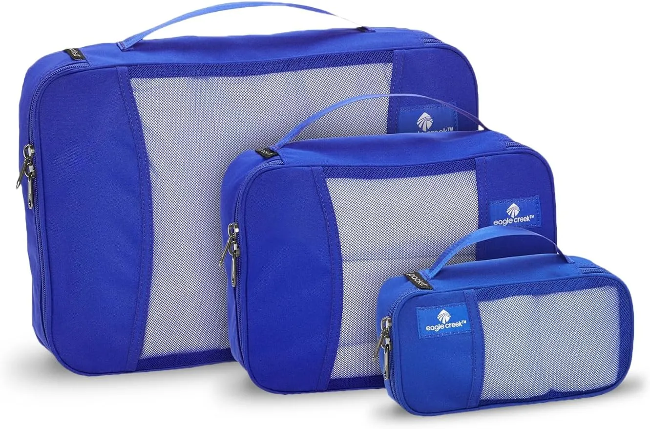 Eagle Creek Travel Gear Pack It, Blue Sea 3 Pack, One Size