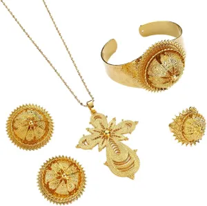 Ethiopian Eritrean Habesha Wedding Party Jewelry Sets African Traditional Jewelry