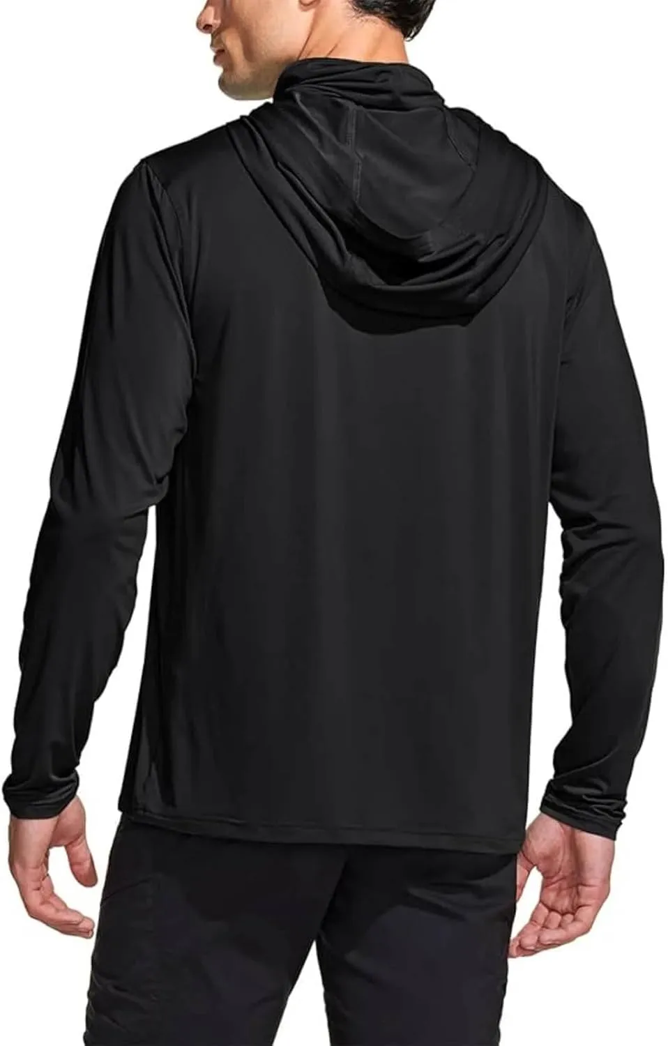 Fishing Hoodies for Men with Face Mask Sun Protection Hiking Hoodie Shirt Upf 50  Long Sleeve T-Shirts Lightweight M-3XL