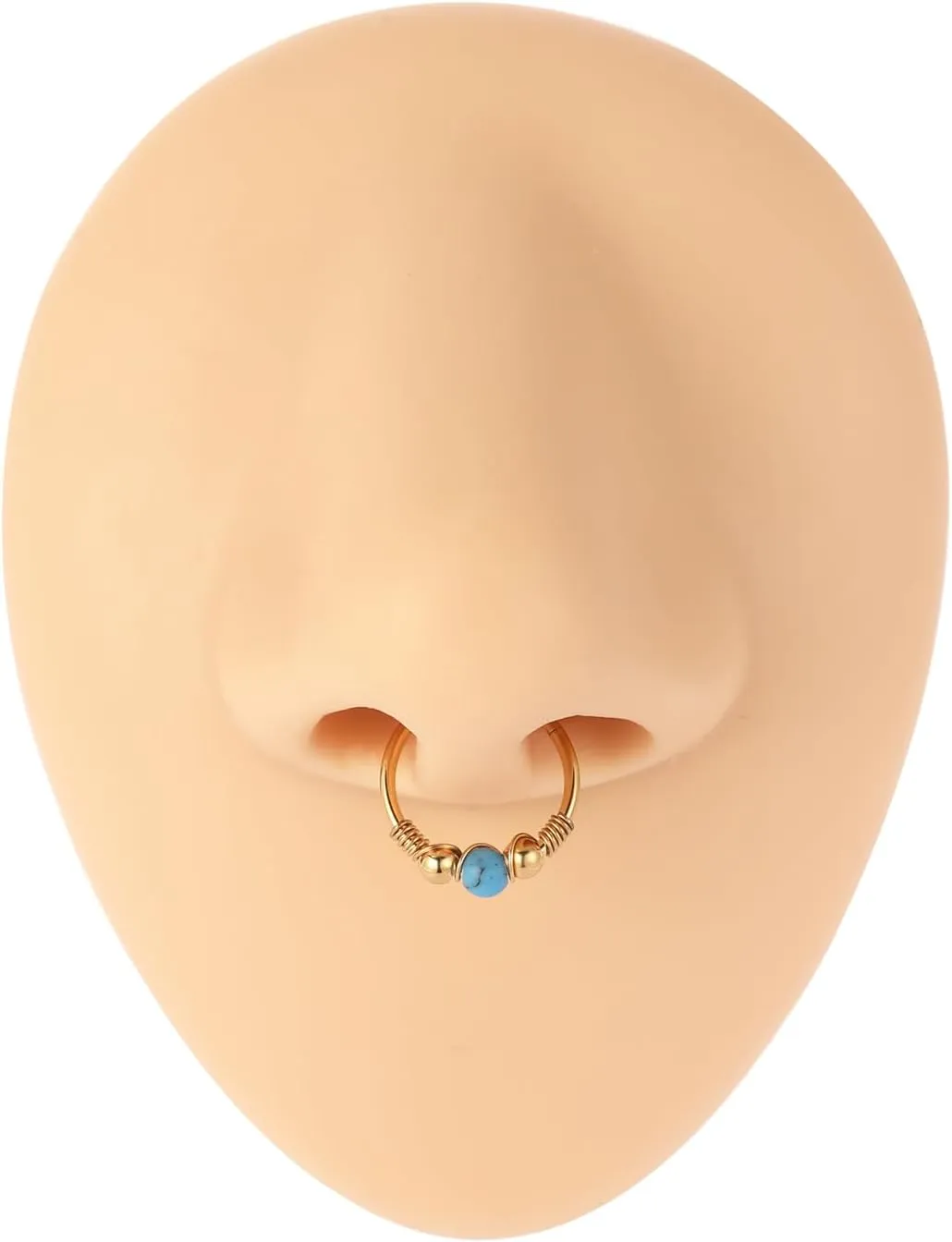 GAGABODY Conch Piercing Jewelry 20g 18g Septum Jewelry Conch Jewelry Daith Earrings Surgical Steel Clicker Hoop Opal Lip Rings with CZ Helix Rook Cartilage Piercing Jewelry