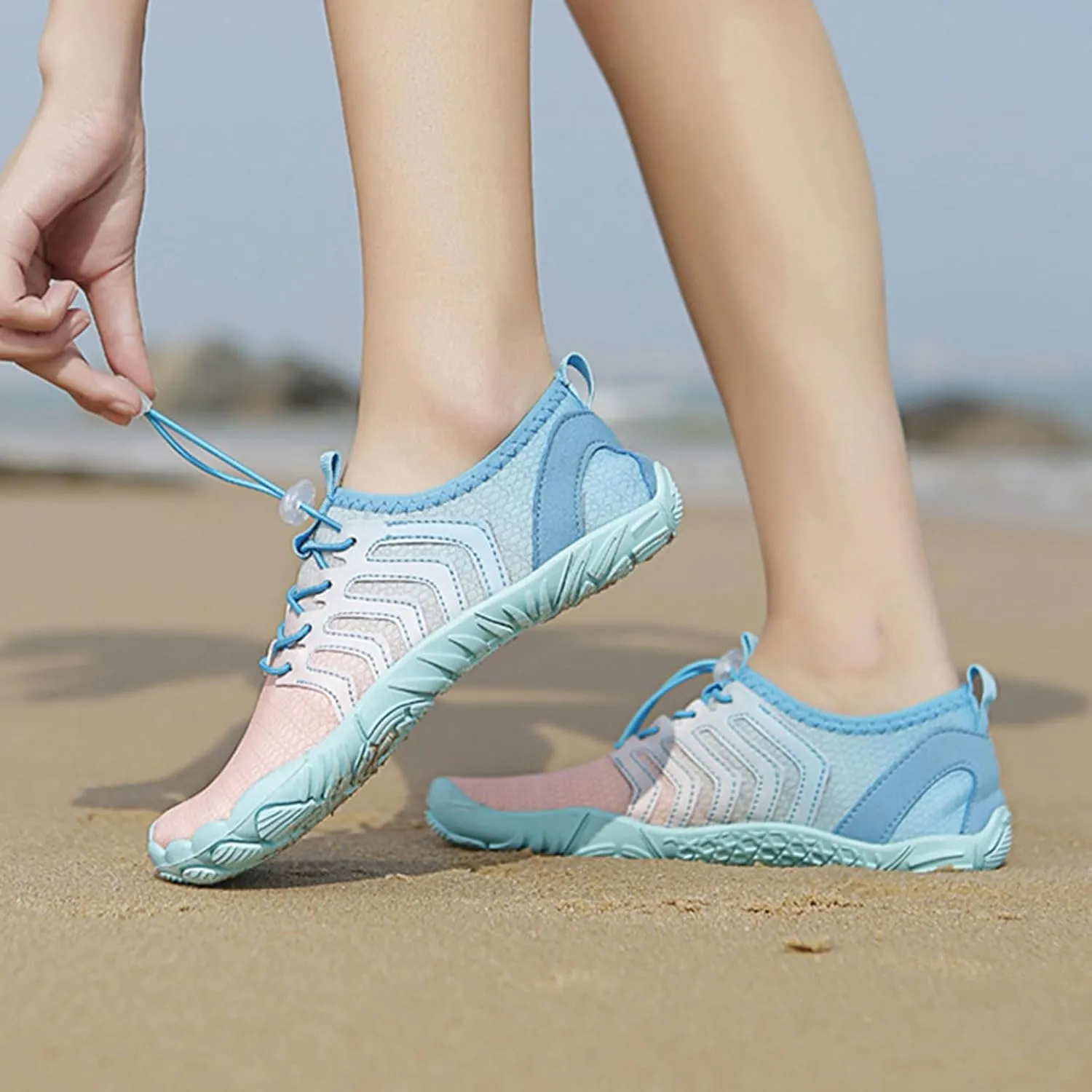 Grounded Footwear for Women Neuropathy Barefoot Shoes Waterproof Walking Shoes Barefoot Footwear Sports, Yoga Exercise, Walking Running Hiking Wide Toe Box Zero Drop Shoe Lightweight Breathable Casual