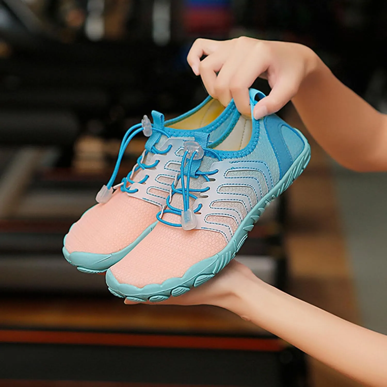 Grounded Footwear for Women Neuropathy Barefoot Shoes Waterproof Walking Shoes Barefoot Footwear Sports, Yoga Exercise, Walking Running Hiking Wide Toe Box Zero Drop Shoe Lightweight Breathable Casual