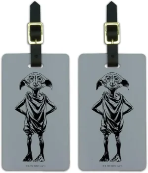 Harry Potter Dobby Luggage ID Tags Suitcase Carry-On Cards - Set of 2