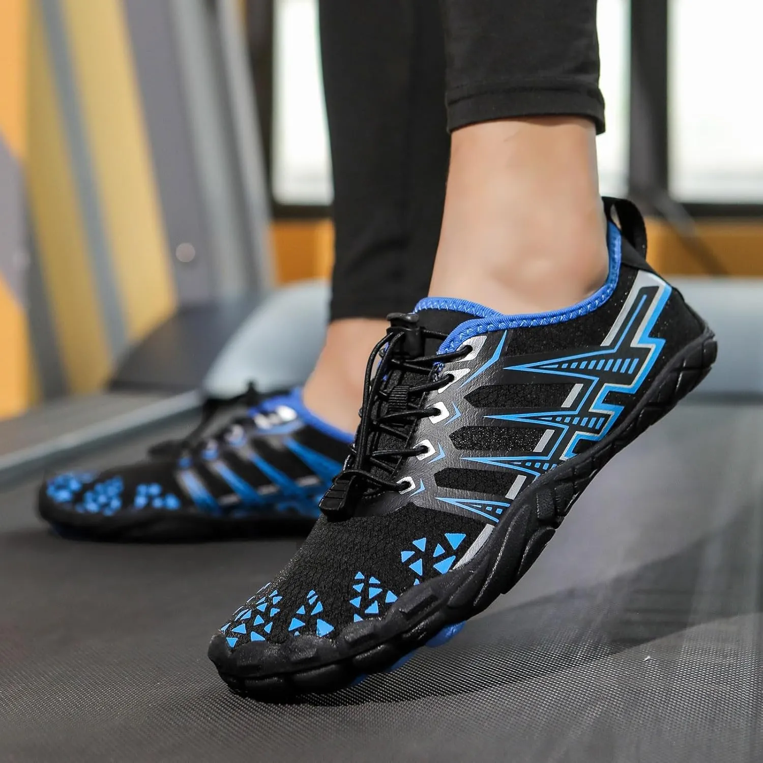 Hiking Barefoot Shoes for Women Men Unisex Breathable Barefoot Wide Toe Quick-Dry Water Shoes Non Slip Lightweight Sneakers for Hiking,Walking, Running,Yoga,and Water Sports