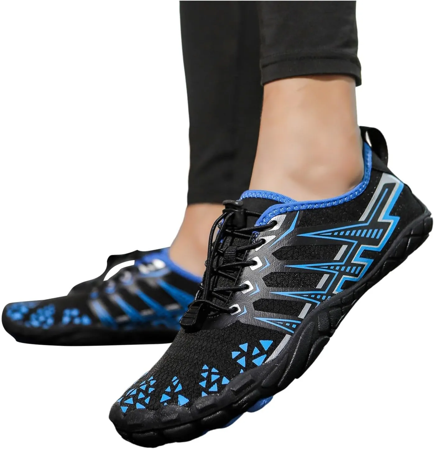 Hiking Barefoot Shoes for Women Men Unisex Breathable Barefoot Wide Toe Quick-Dry Water Shoes Non Slip Lightweight Sneakers for Hiking,Walking, Running,Yoga,and Water Sports