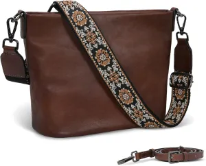 Iswee Genuine Leather Purses for Women Hobo Bag Women's Crossbody Handbags Pocketbooks for Women