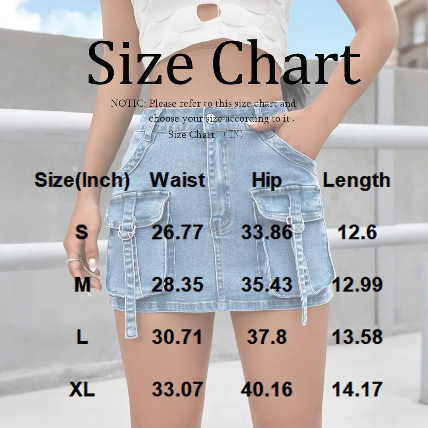 Jean Skirts for Women Denim Mini Cargo Skirt Y2k High Waisted Slim Fit Short Jean Skirt Cowgirl Outfits with Pockets