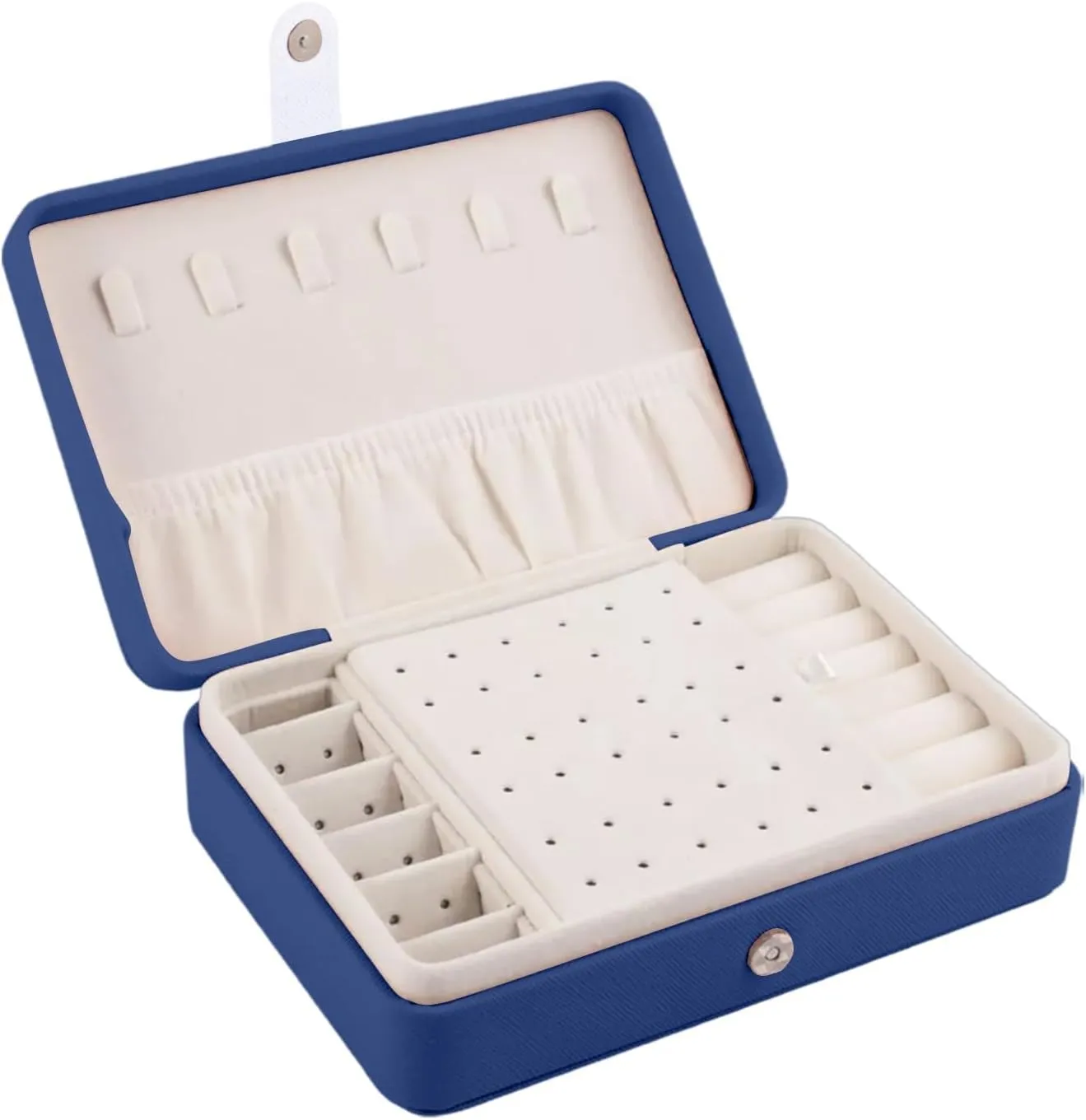 Jewelry Box for Girls,2 Layers Portable PU Leather Jewelry Organizer with Removable Tray,Jewelry Storage,Personalized Jewelry Box for Christmas Gifts Bracelets Earring Ring Necklace