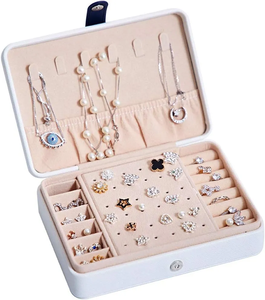 Jewelry Box For Women Necklace Earrings Rings Jewelry Accessory Organizer