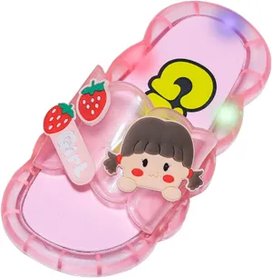 Kids Cute Pattern LED Light Up Slides Girls Boys Unisex Non-Slip Beach Pool Swim Sandals Lightweight Slippers