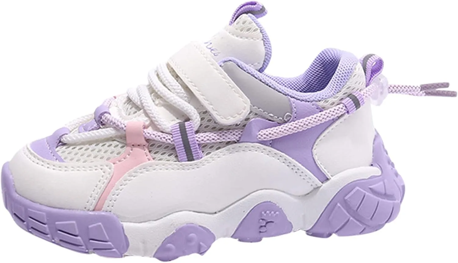 Kids Sneakers Boys Girls Lace-up Tennis Shoes Unisex-Child Lightweight Breathable Walking Shoes Toddler Shoes