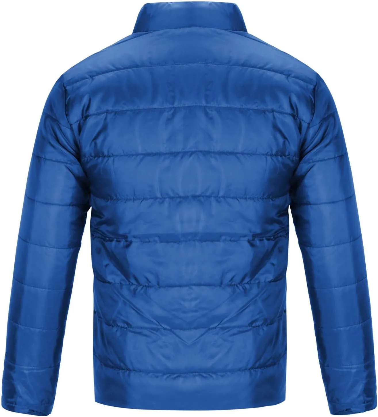lcziwo Mens Puffer Quilted Jacket Lightweight Stand Collar Zip up Parka Casual Padded Cotton Jacket Winter Short Coat