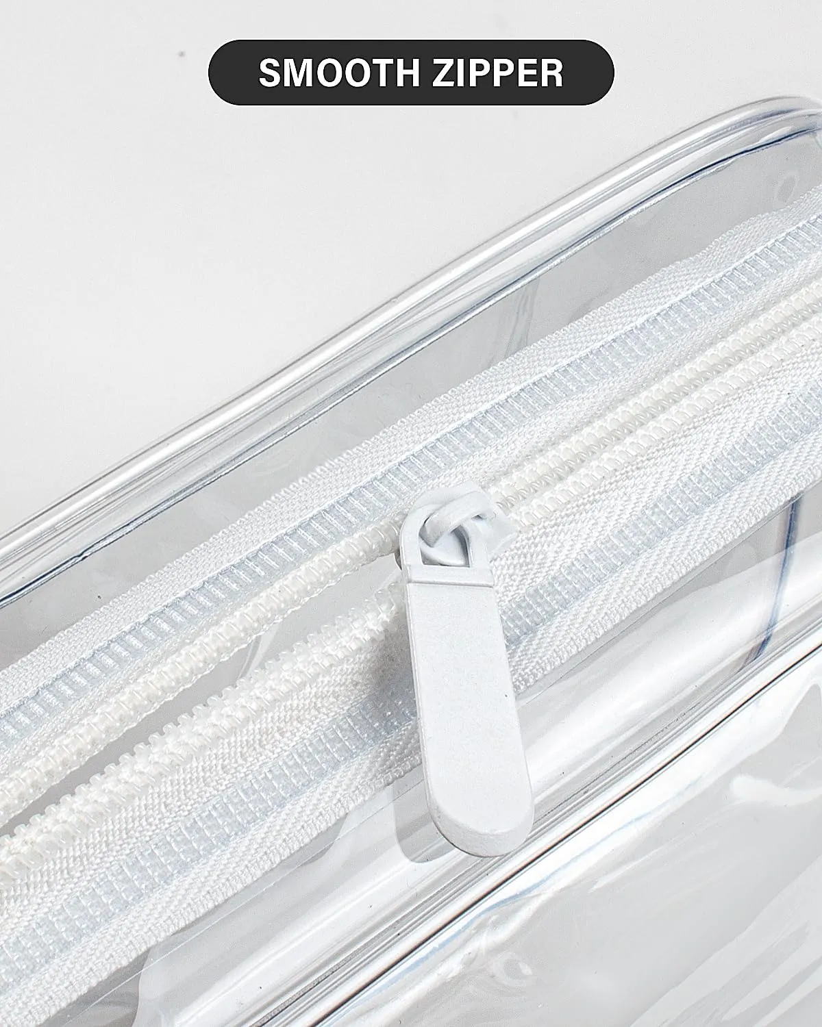 LETGO TSA Approved Toiletry Bag - Clear Makeup Bag Waterproof Quart Size Bag, Travel Makeup Cosmetic Bag for Women Travel Car Car Accessories Essentials for Men and Women (3 Pack-Clear)