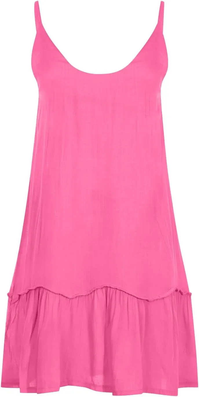 Linen Dresses for Women 2024 Casual Plus Size V Neck Solid Color Slip Dress Trendy Summer Vacation Flowy Dress