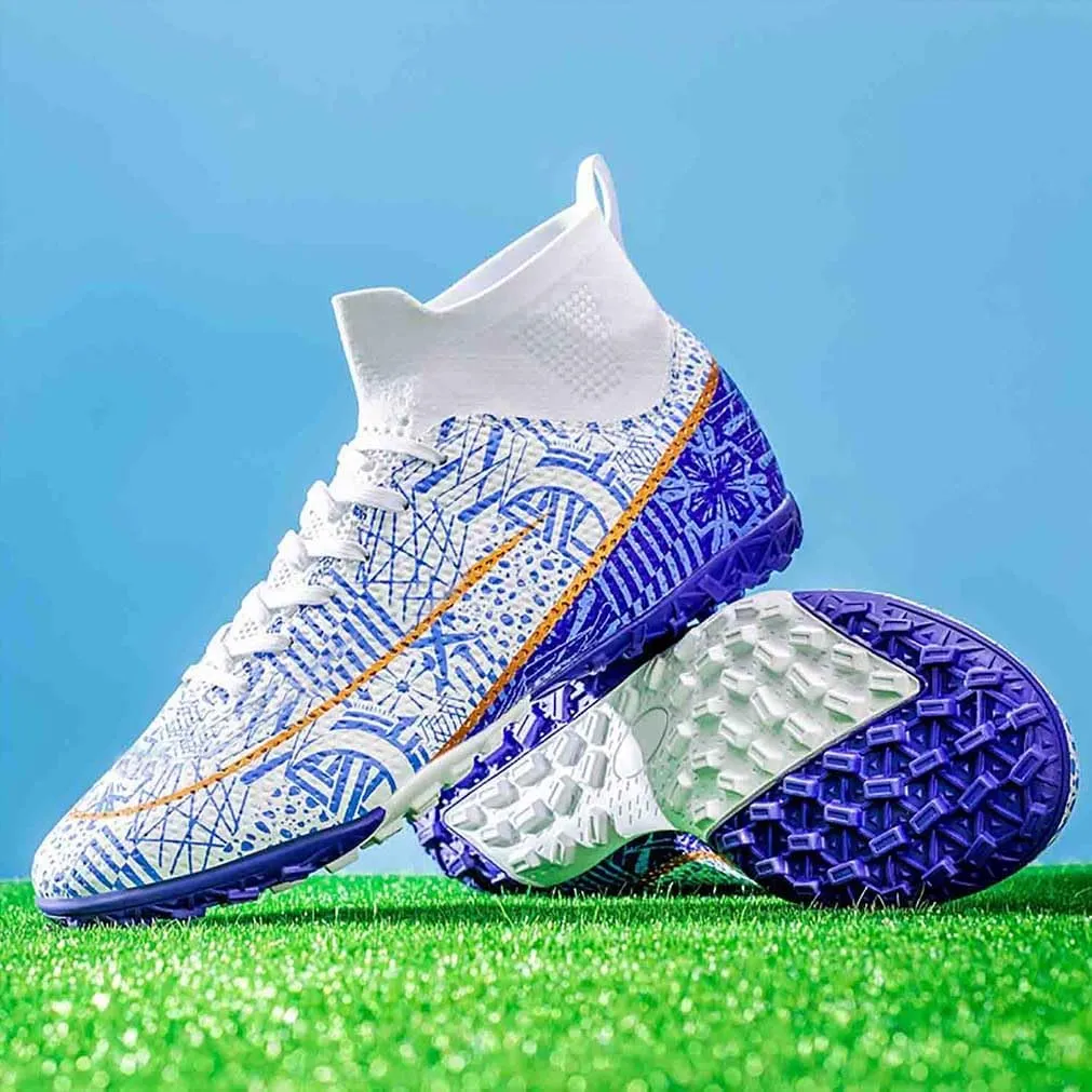 MEBAMY Soccer Cleats for Mens Womens, Indoor Soccer Shoes Unisex Youth Students Running Training Non-Slip Football Cleats Shoes