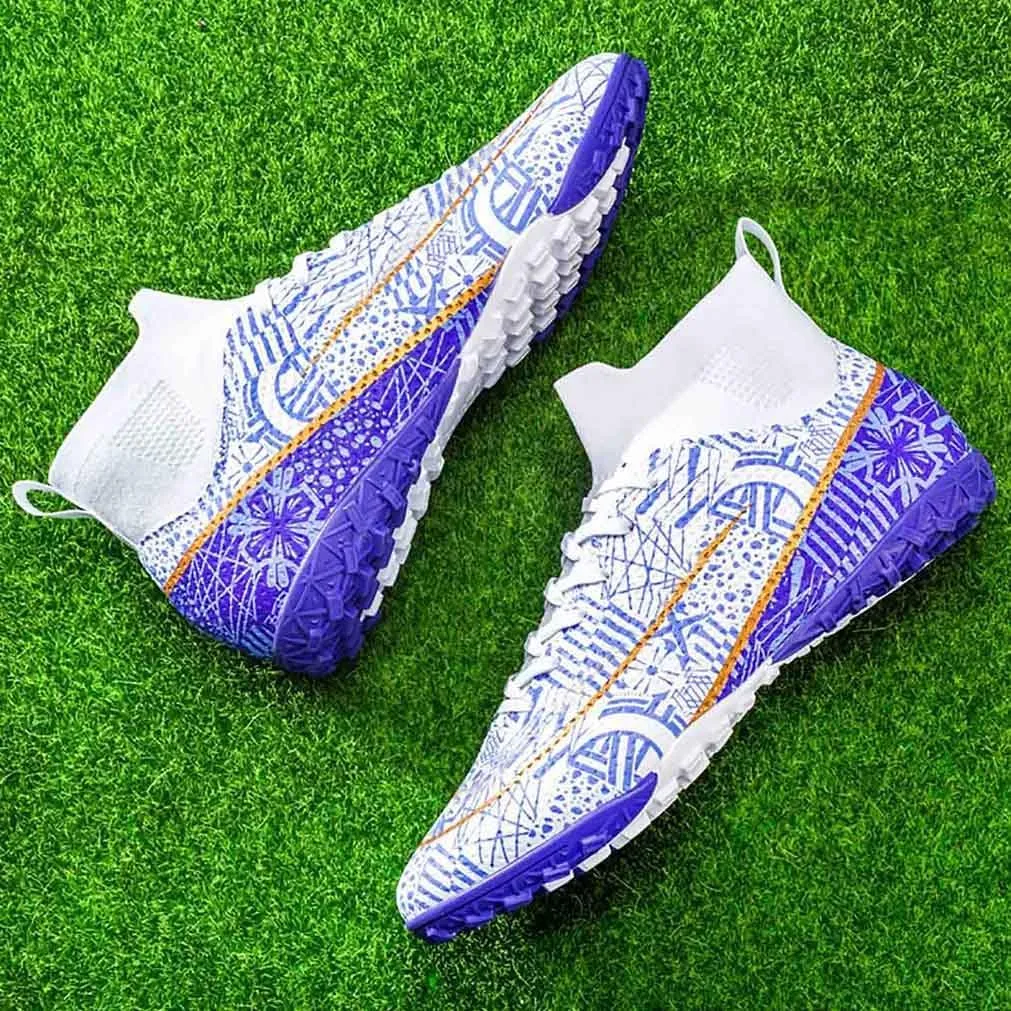 MEBAMY Soccer Cleats for Mens Womens, Indoor Soccer Shoes Unisex Youth Students Running Training Non-Slip Football Cleats Shoes