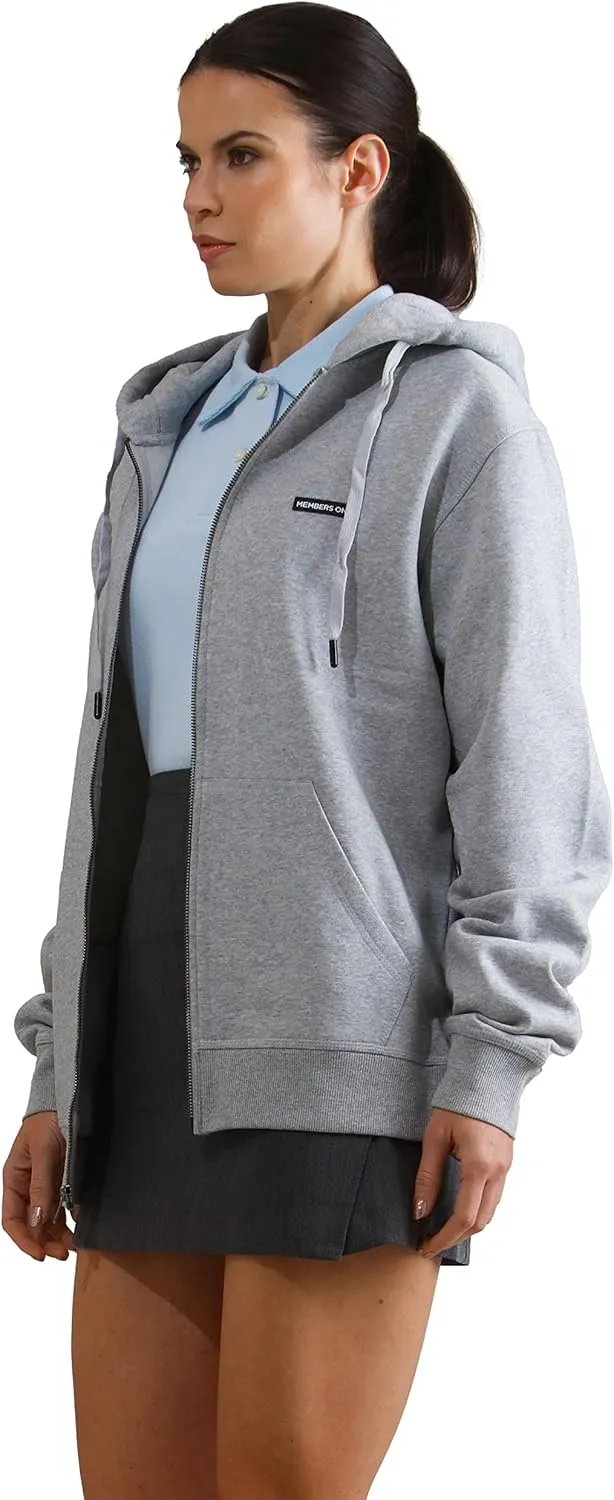 Members Only Women's Brooklyn Zip-Up Oversized Hoodie