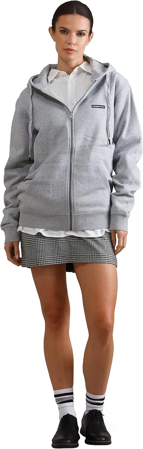 Members Only Women's Brooklyn Zip-Up Oversized Hoodie