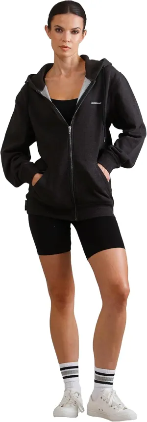 Members Only Women's Brooklyn Zip-Up Oversized Hoodie