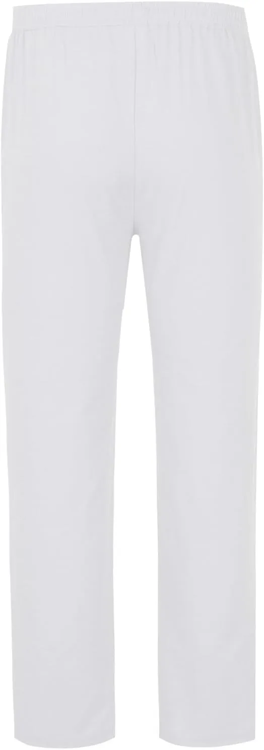 Men's Linen Pants Elastic Waist Lightweight Breathable Relaxed Casual Beach Vacation Daily Pockets