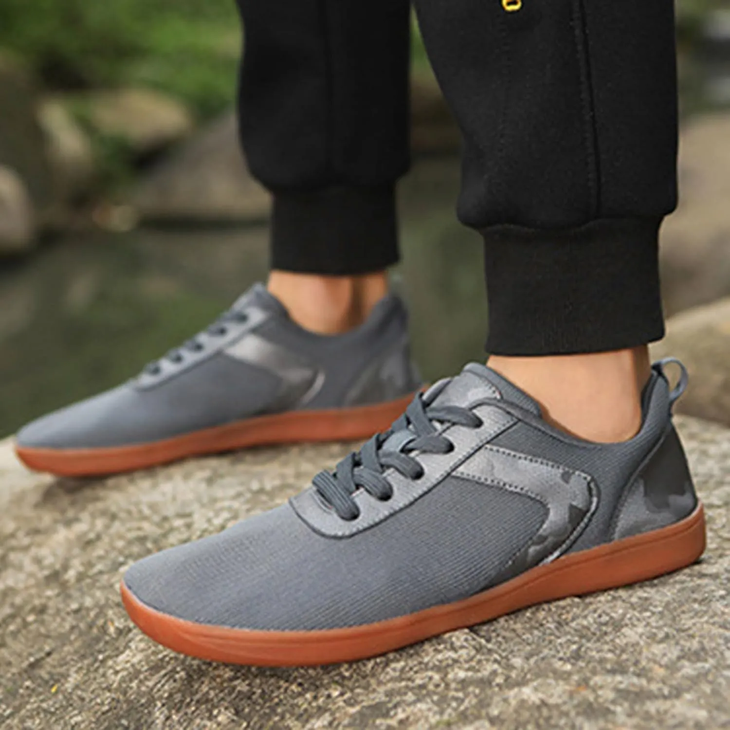 Men's Orthopedic Comfortable Slip-On Shoes Lightweight Breathable Walking Shoe Gym Tennis Breathable Work Shoes