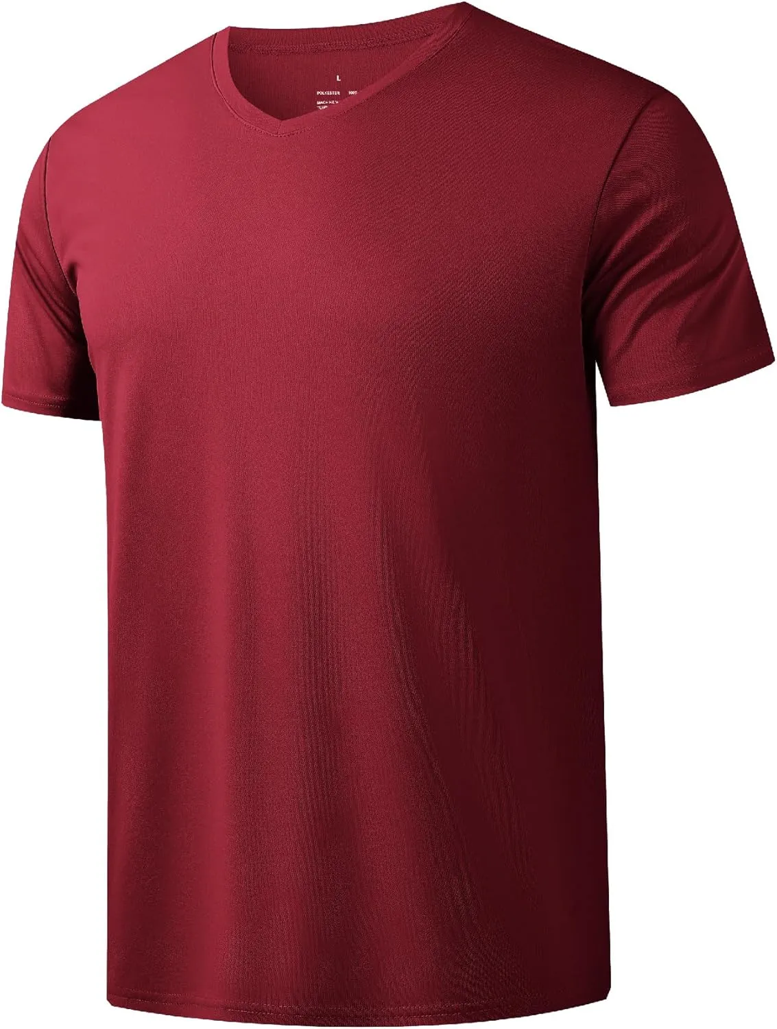 Men's T Shirts Quick Drying V-Neck Athletic Shirt Running Gym Workout Moisture Wicking T-Shirt for Casual