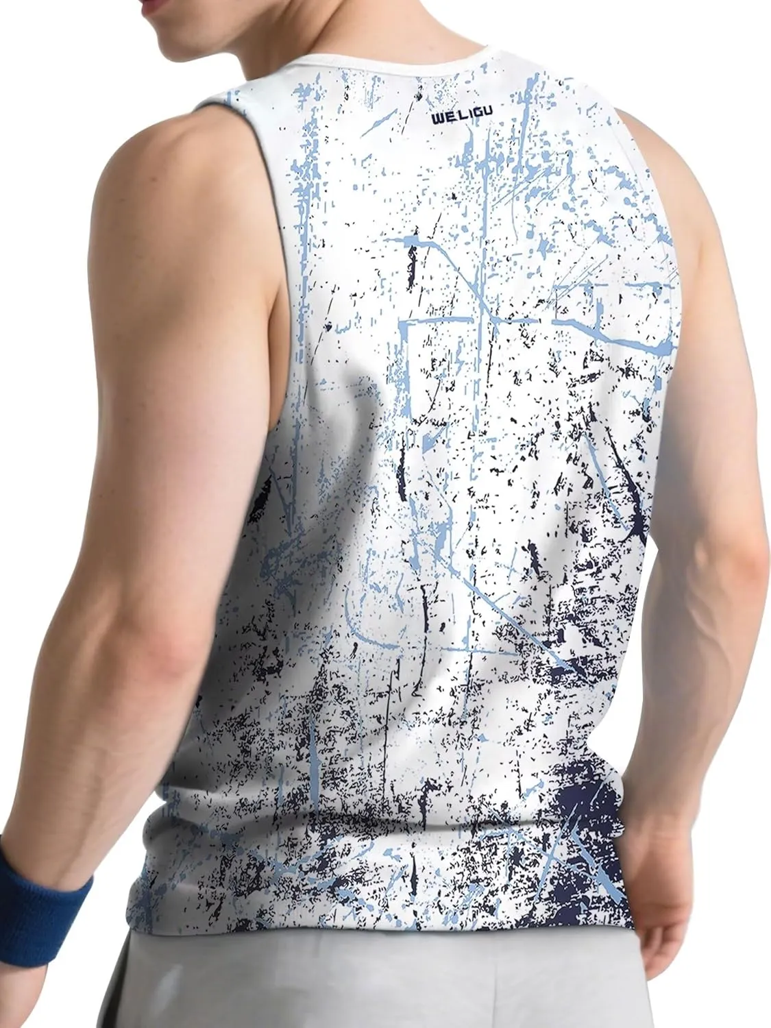 Men's Tank Tops - Moisture-Wicking Gym Shirts, Breathable Workout & Beach Sleeveless Shirts for Men