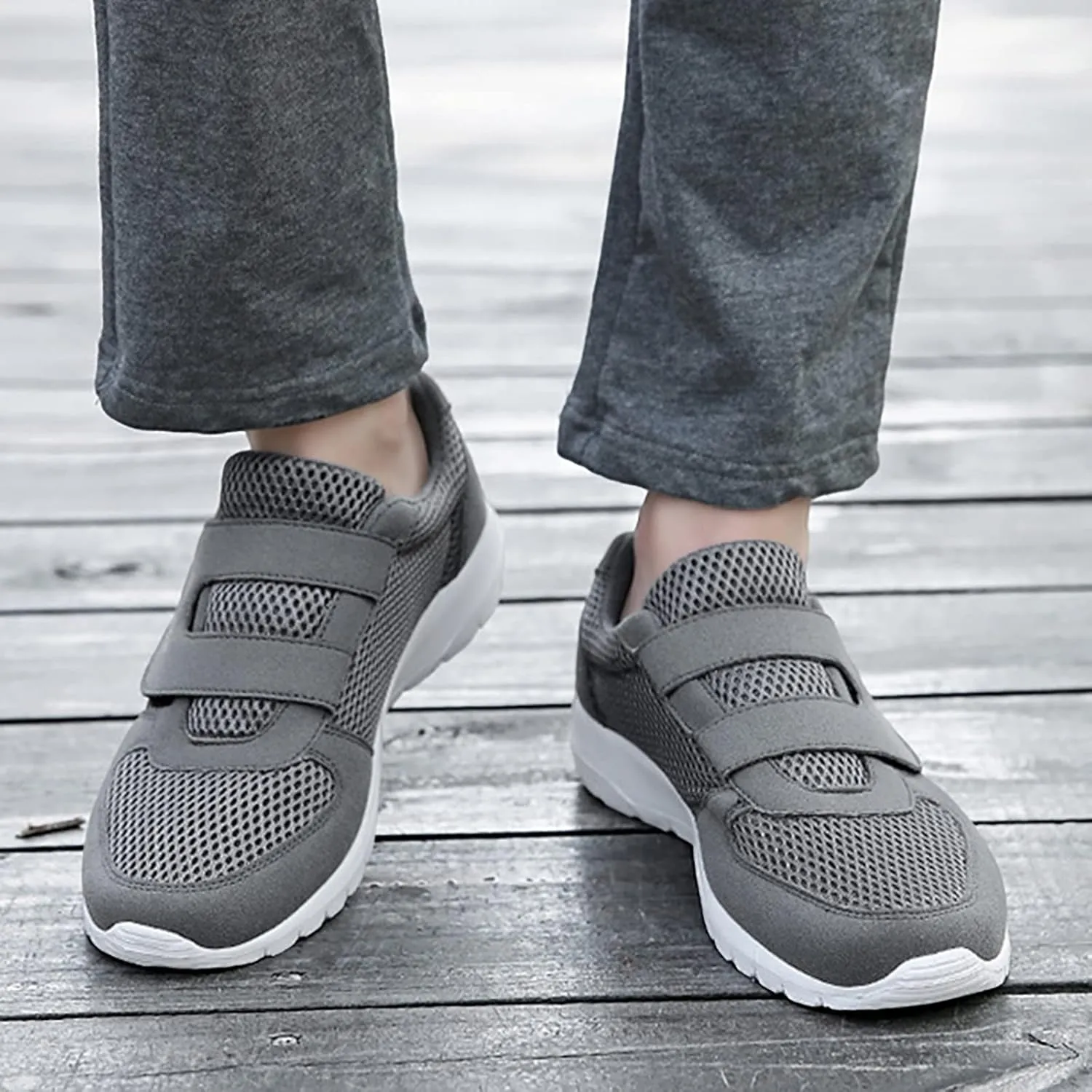 Mens Walking Shoes Lightweight Casual Outdoor Running Sneakers Comfortable Breathable Sports Athletic Shoes