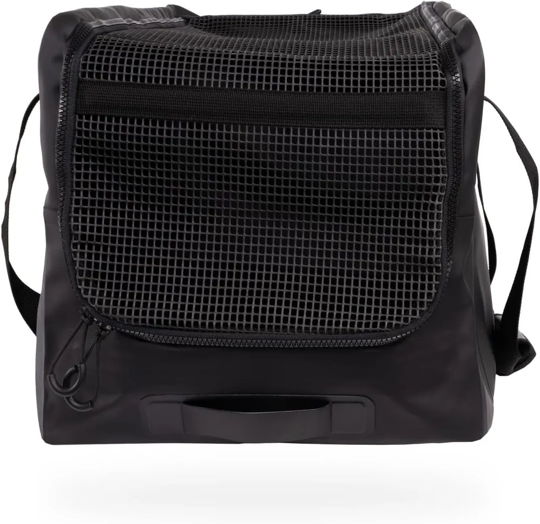 Mission Outdoor Cassi Duffel Bag Gear Commander with Waterproof Bottom and Breathable Mesh (58 Liter, Black)