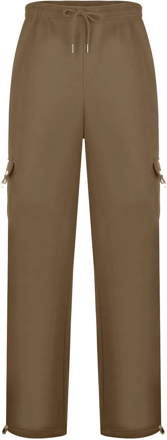 Muscularfit Cargo Pants for Men 2025 Baggy Sports Elastic Waist Drawstring Jogger Sweatpant Casual Style Pant for Daily Wear