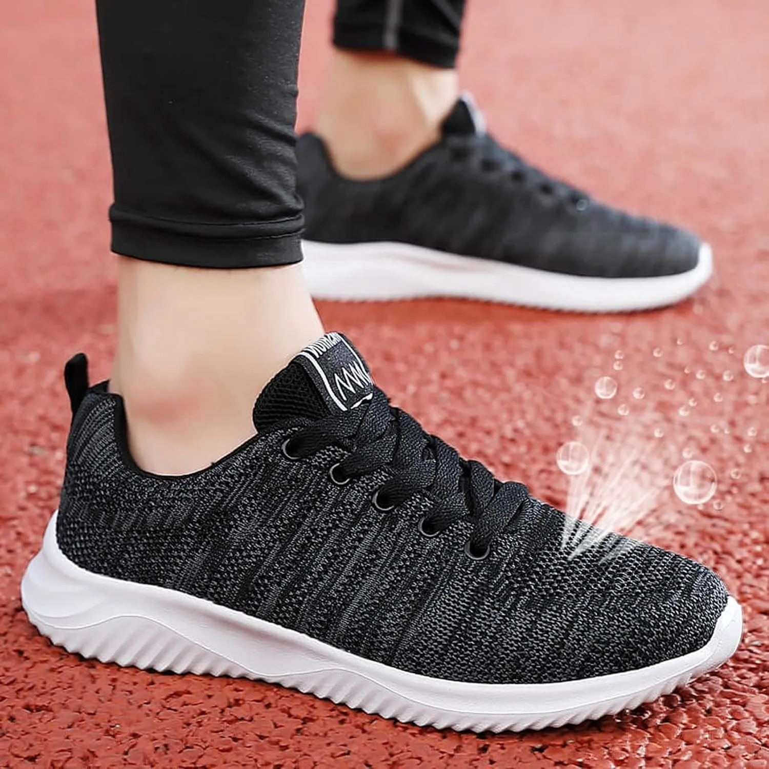Non Slip Shoes for Women Food Service Plantar Fasciitis Womens Tennis Shoes Size 9 Wide Nursing Shoes Women Comfortable Slip On Casual White Platform Sneakers for Women Cycling Shoes Women Outdoor