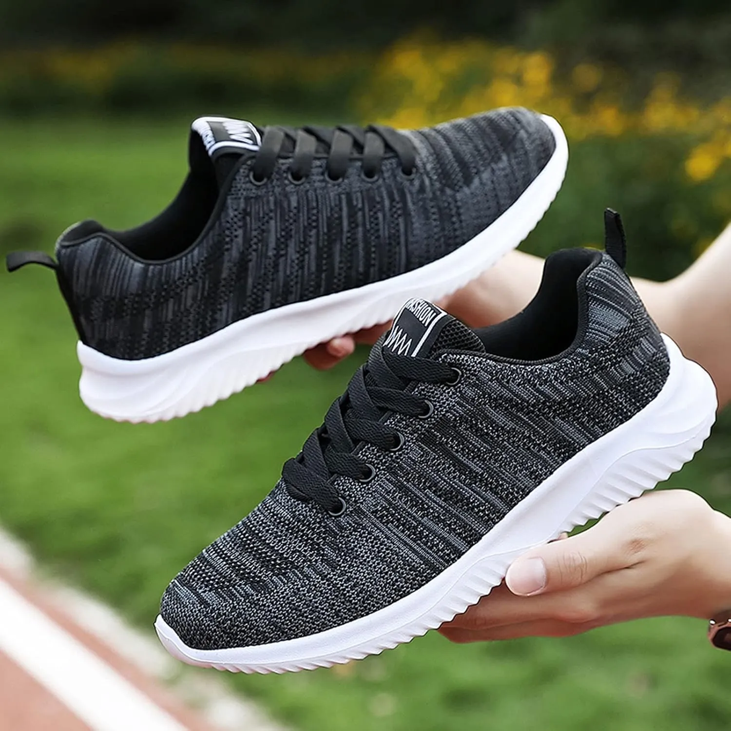 Non Slip Shoes for Women Food Service Plantar Fasciitis Womens Tennis Shoes Size 9 Wide Nursing Shoes Women Comfortable Slip On Casual White Platform Sneakers for Women Cycling Shoes Women Outdoor