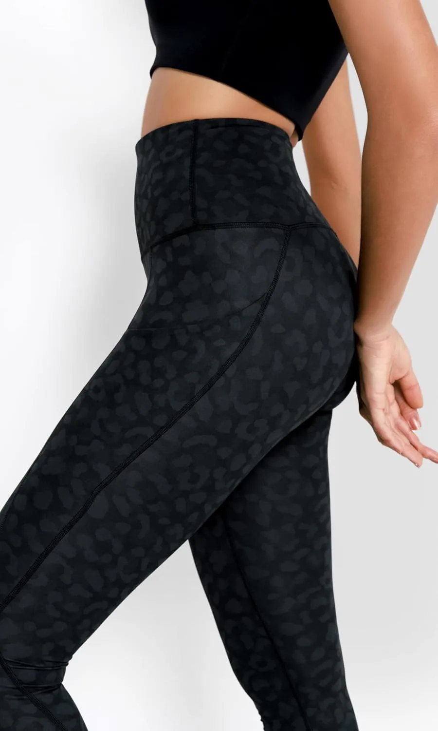 ODODOS Women's High Waisted Yoga Leggings with Pockets, Tummy Control Non See Through Workout Athletic Running Yoga Pants