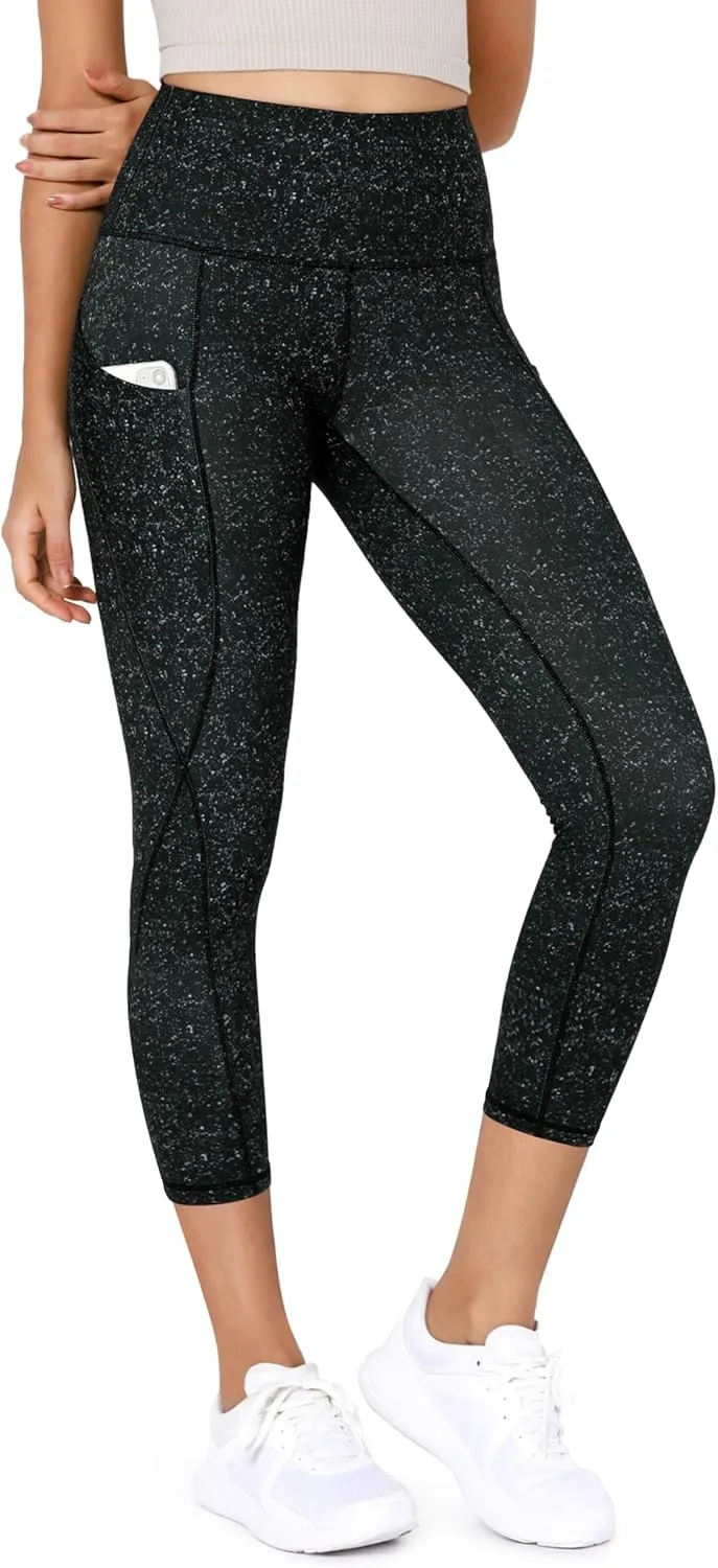 ODODOS Women's High Waisted Yoga Leggings with Pockets, Tummy Control Non See Through Workout Athletic Running Yoga Pants