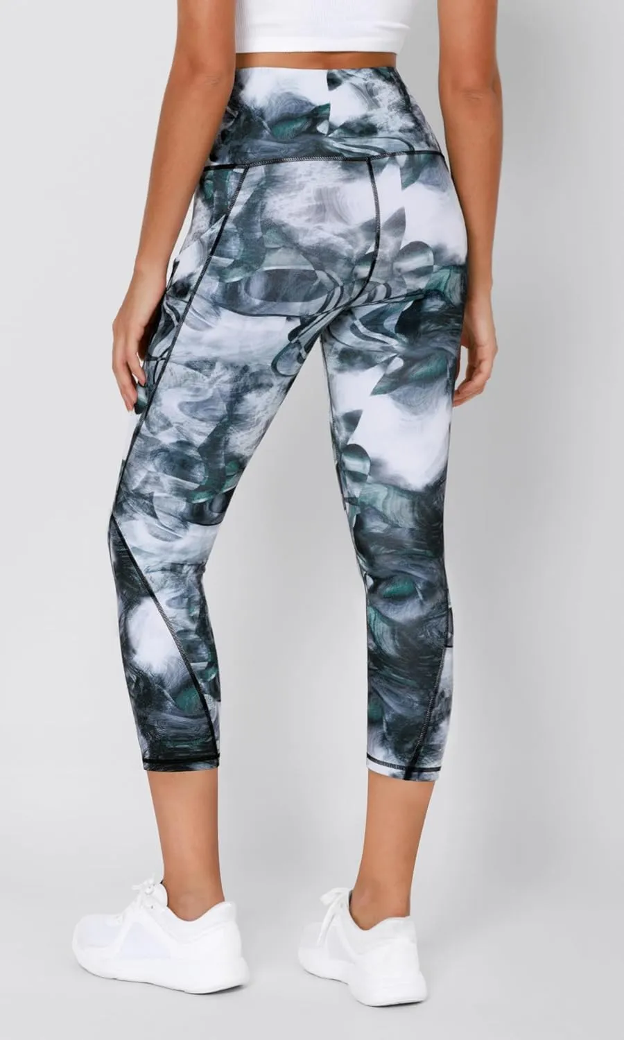 ODODOS Women's High Waisted Yoga Leggings with Pockets, Tummy Control Non See Through Workout Athletic Running Yoga Pants