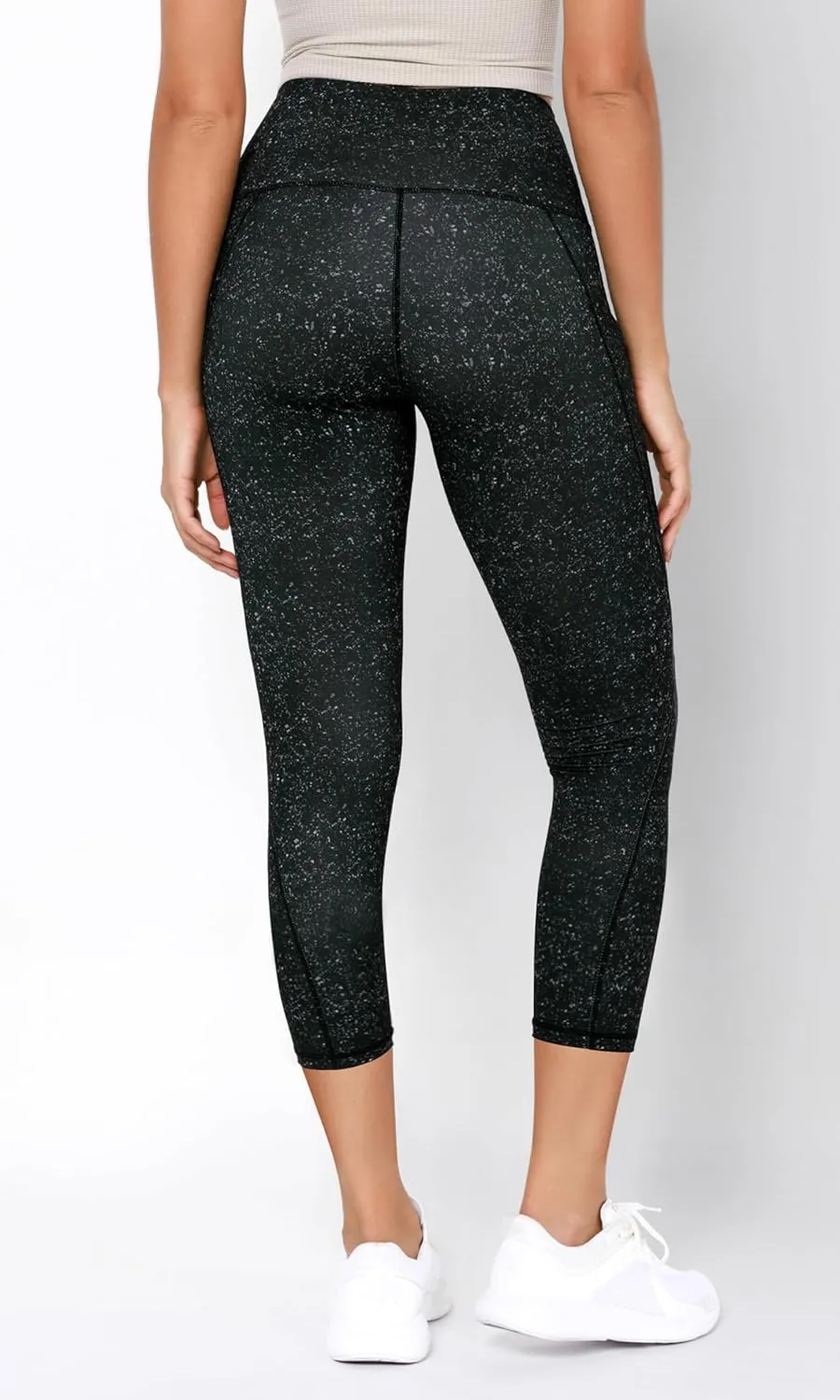 ODODOS Women's High Waisted Yoga Leggings with Pockets, Tummy Control Non See Through Workout Athletic Running Yoga Pants