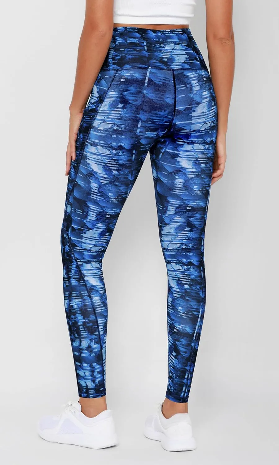 ODODOS Women's High Waisted Yoga Leggings with Pockets, Tummy Control Non See Through Workout Athletic Running Yoga Pants