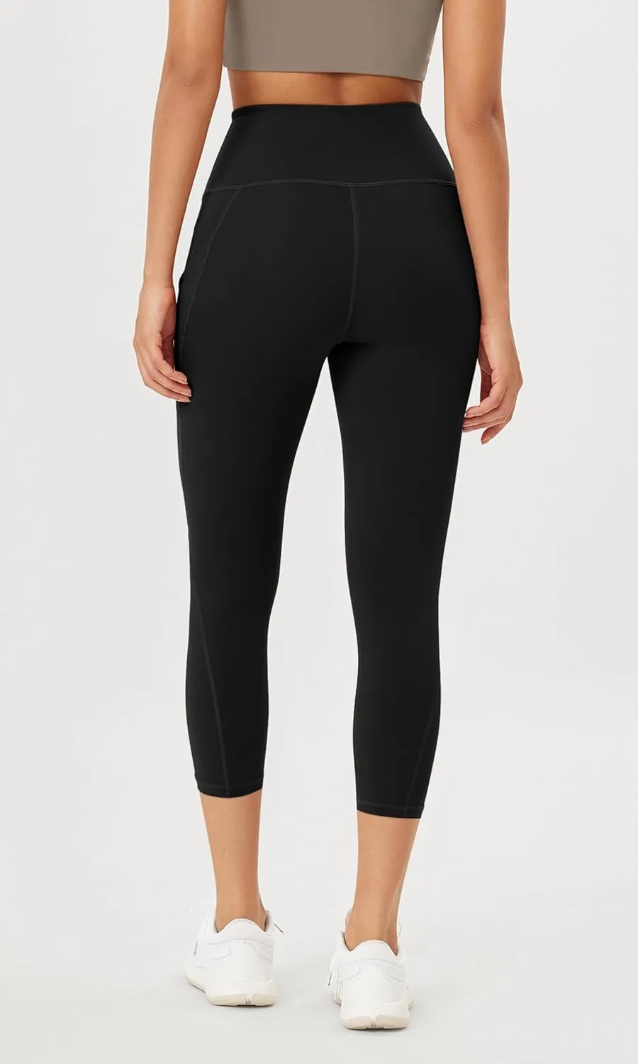 ODODOS Women's High Waisted Yoga Leggings with Pockets, Tummy Control Non See Through Workout Athletic Running Yoga Pants