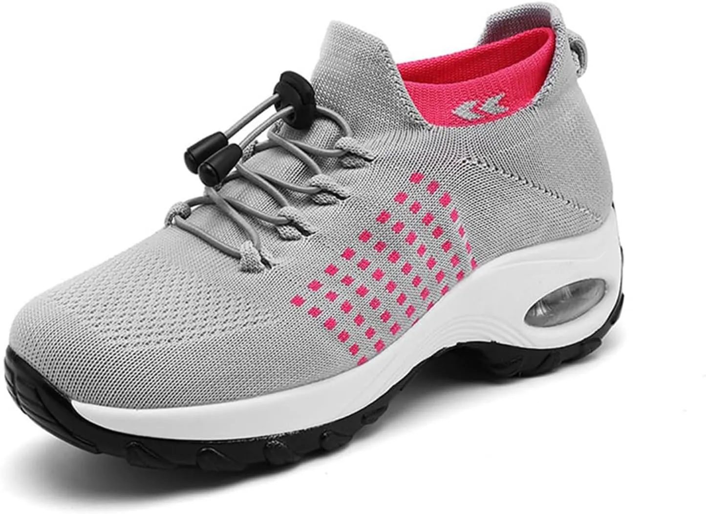 Orthopedic Sneakers for Women Orthopedic Stretch Air Cushion Shoes Breathable Footwear Running Athletic Shoe Healthy&Non-Slip Comfortable Sneakers Fashion Casual Ladies Footwear Thick Bottom