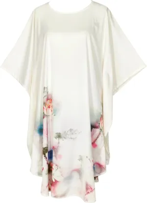 Pajamas, Bathrobe Pajamas, Kimono Robes, Classic Bat Sleeves - Flower Pattern