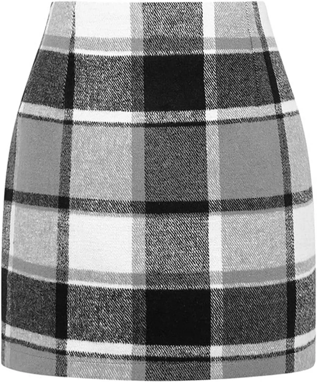 Plaid Skirts for Women,2025 Spring Summer Trendy High Waisted Bodycon Pencil Skirts,Business Casual Mini/Midi Skirts