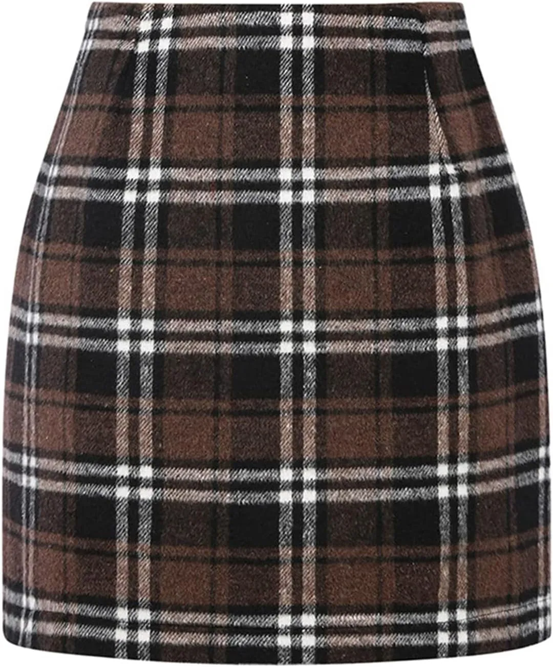 Plaid Skirts for Women,2025 Spring Summer Trendy High Waisted Bodycon Pencil Skirts,Business Casual Mini/Midi Skirts