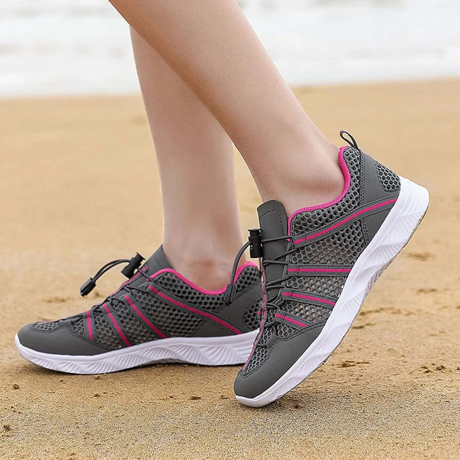 Quick Dry Water Shoes for Women Men Barefoot Beach Swim Pool Aqua Socks Non Slip Outdoor Sports Hiking Surfing Yoga Exercise Shoes