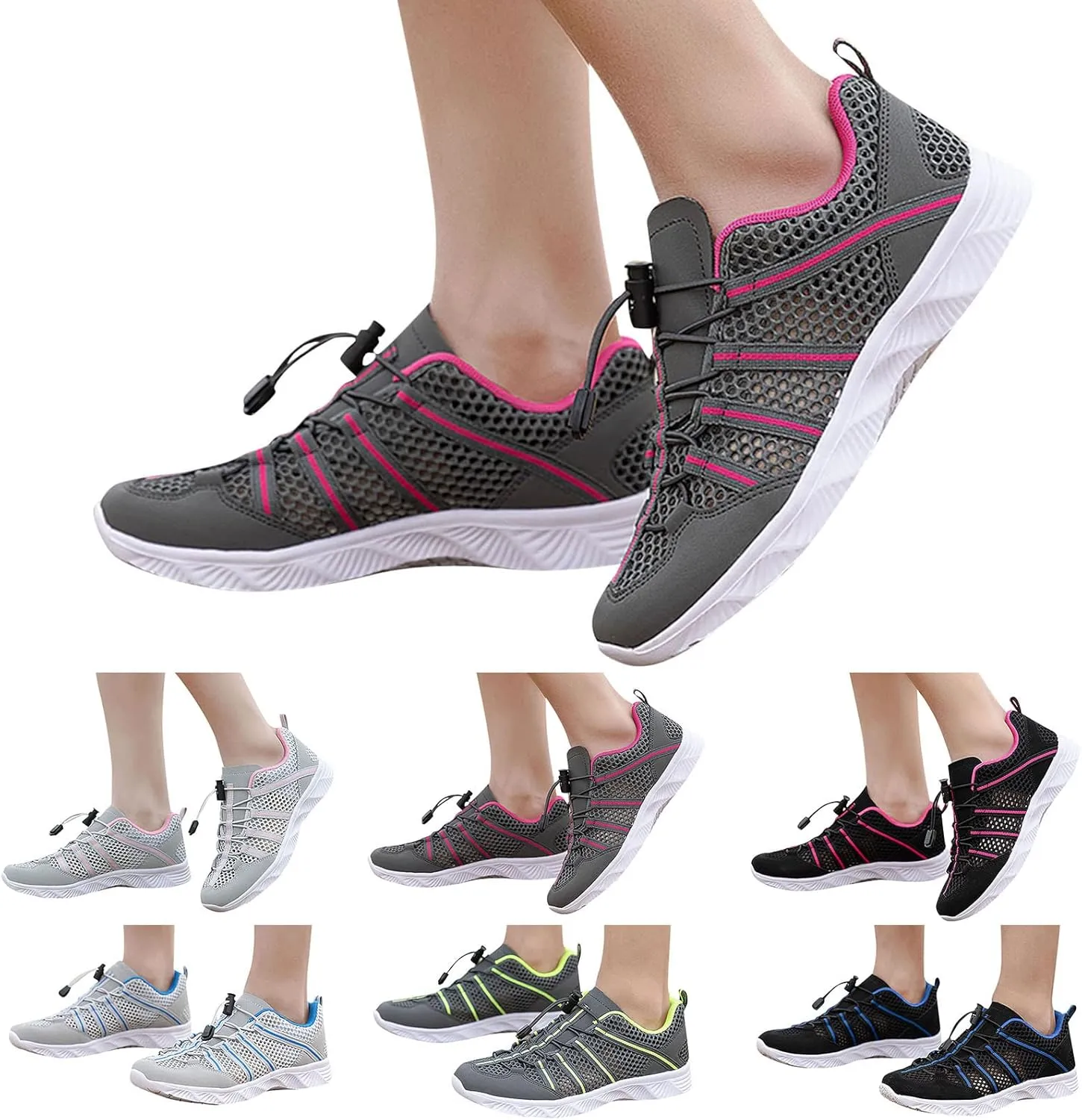 Quick Dry Water Shoes for Women Men Barefoot Beach Swim Pool Aqua Socks Non Slip Outdoor Sports Hiking Surfing Yoga Exercise Shoes