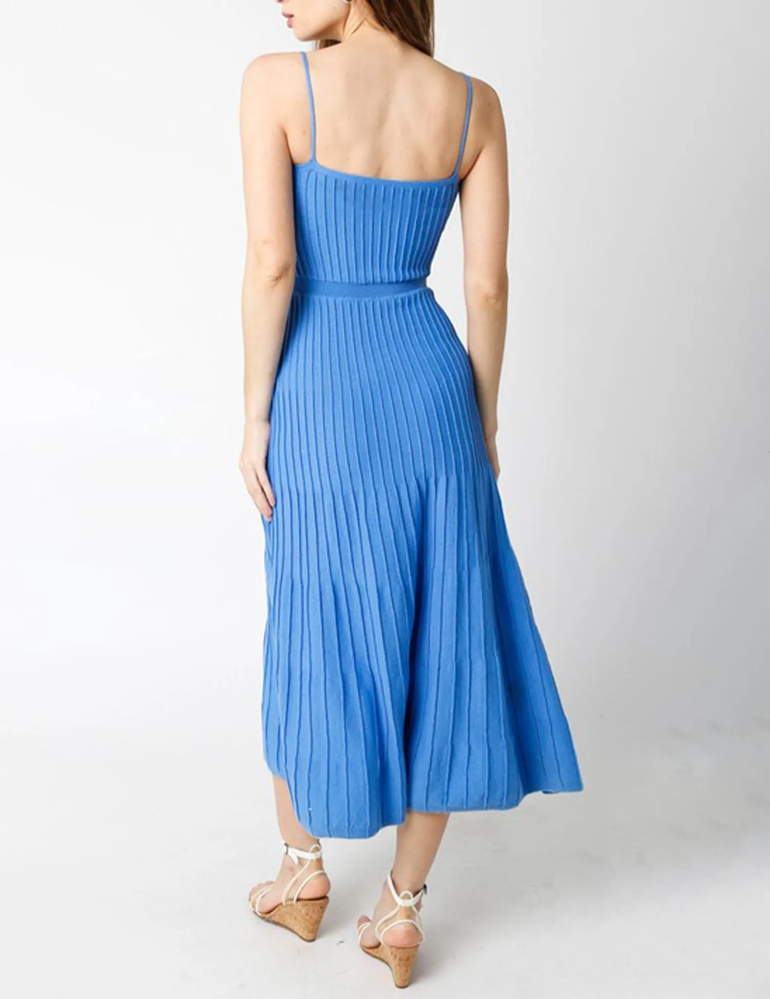 Robbie Knit Tiered Midi Dress