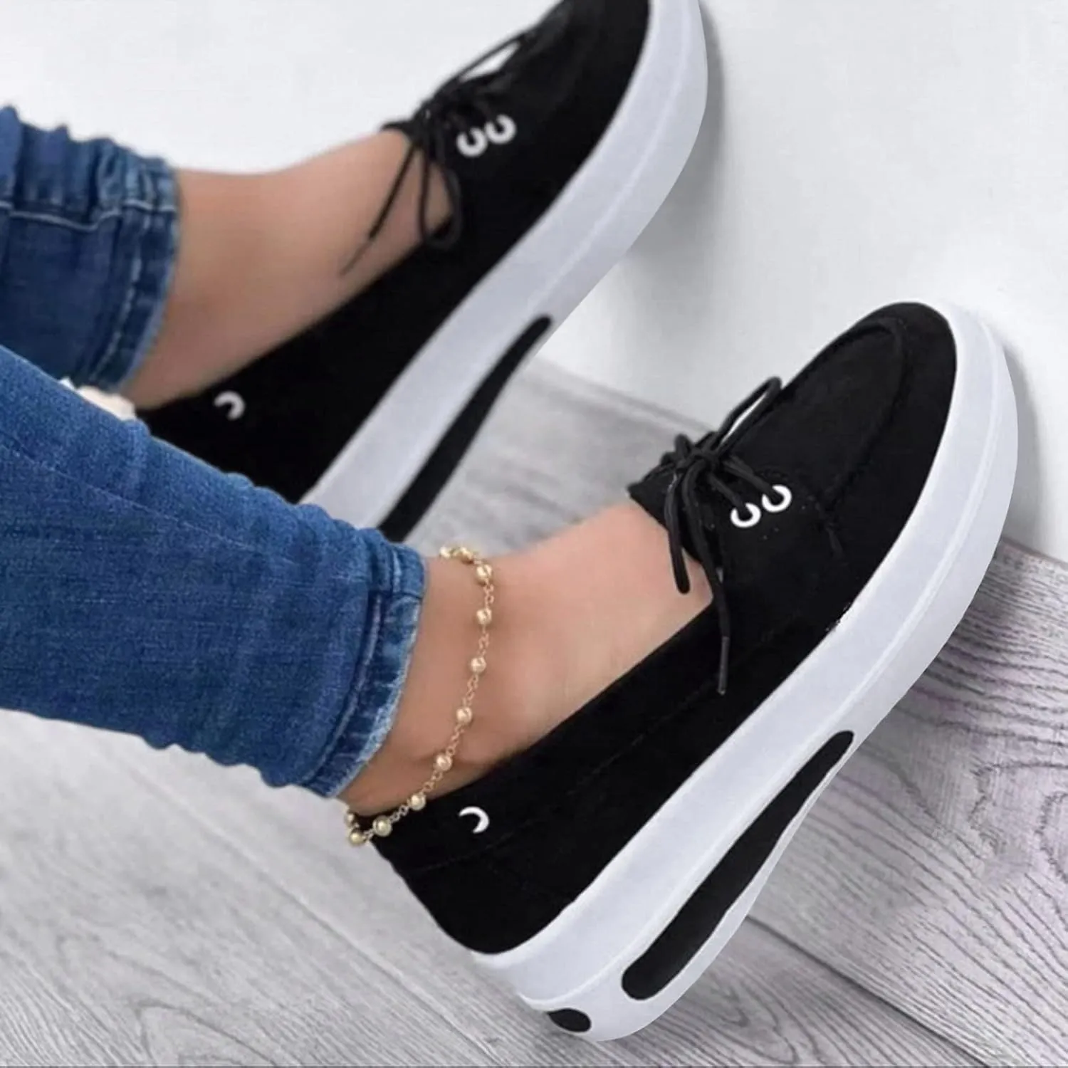 SBGMoSJ Silver Wedge Sneakers for Women Dressy Black Walking Shoes Women Sexy Comfort Brown Comfortable Walking Shoes for Women Womens White Sneakers Casual Slip On Indoor Cycling Shoes Women Size 5