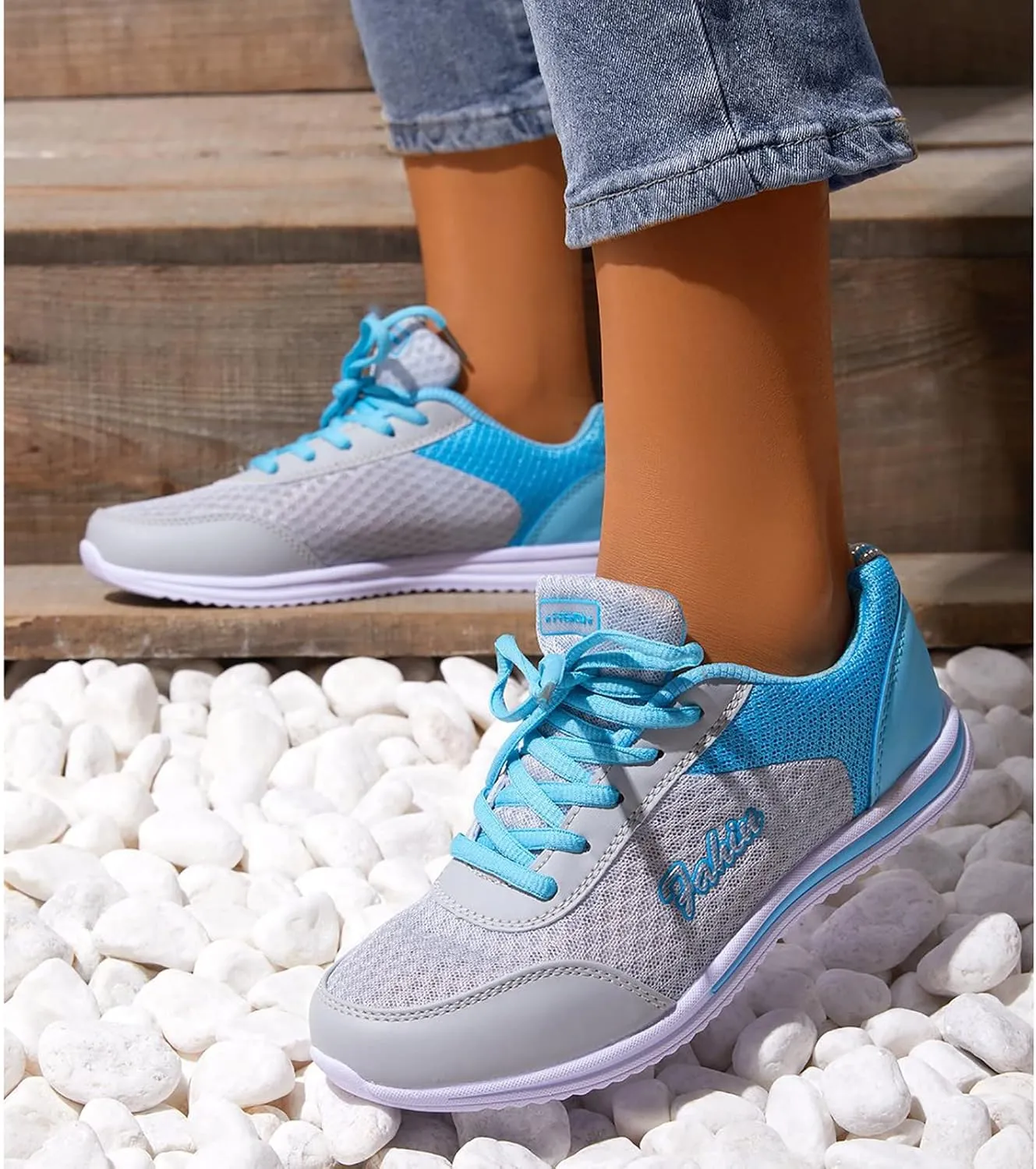 SBGMoSJ White Sneakers for Women Platform Wide Zapato Antiderrapante Mujer Womens Fall Shoes 2023 Casual Sneakers Womens Sneakers Size 11 Walking Women Slip On Sneakers Wide 11