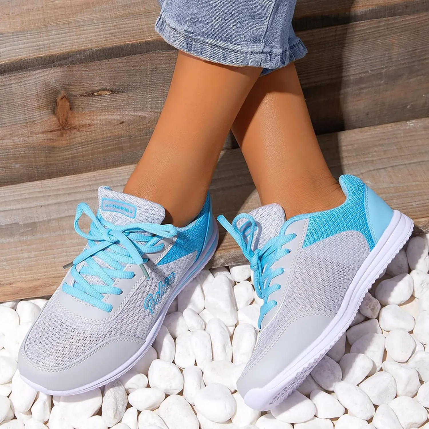 SBGMoSJ White Sneakers for Women Platform Wide Zapato Antiderrapante Mujer Womens Fall Shoes 2023 Casual Sneakers Womens Sneakers Size 11 Walking Women Slip On Sneakers Wide 11