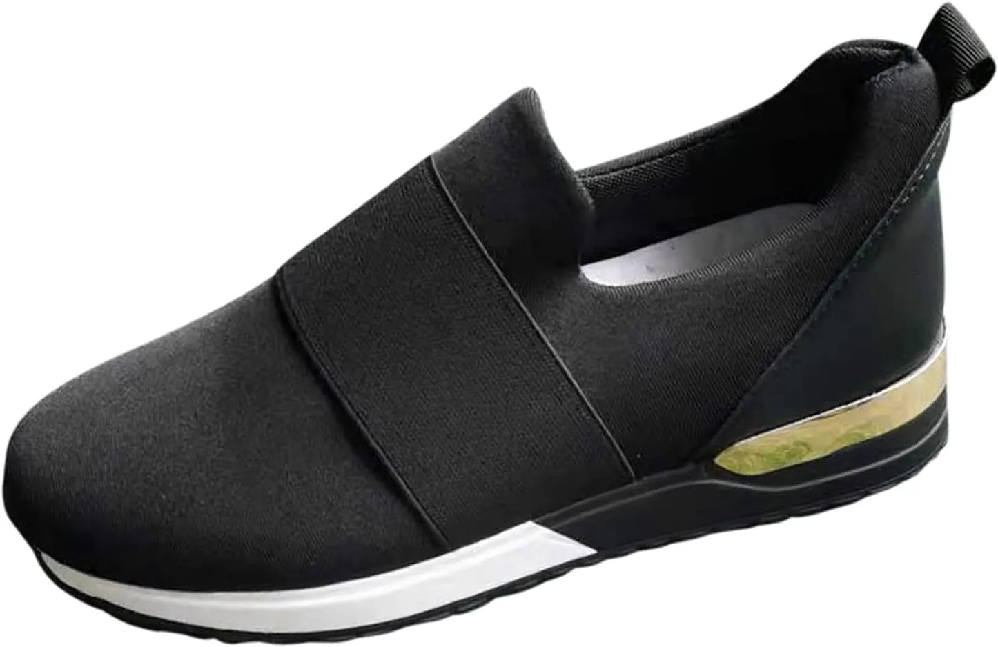 SBGMoSJ Womens Black Platform Fashion Sneakers Red and White Athletic Shoes Women's Womens Wide Width Shoes Dressy Casual Chunky Sneakers for Women Trendy Cute Comfy Fall Shoes Women